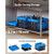 Plastic Collapsible Storage Bins, 25L 3 Packs, Stackable Folding Storage Crates with Handles, Holds E415-KZDSLCWKLHS24XKY1001V0