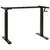 Manual Height Adjustable Standing Desk Frame Hand Crank Black A949-321719