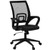 Black Modern Mid-Back Ergonomic Mesh Office Desk Chair with Armrest on Wheels Q280-HOCBWAS309192584
