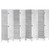 Wood Room Divider, 8 Panel Wood Folding Privacy Screen, 66.9 Inches Tall Indoor Louvered Wooden Par E415-MZPF8MBWGBOS980BOV0