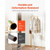 Coat Rack, Freestanding Coats Rack Stand with Quartz Stone Base & 3 Round Hooks, Free Standing Hall E415-YMJ7ZXJSSCP0YCM56001V0