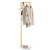 Coat Rack, Freestanding Coats Rack Stand with Quartz Stone Base & 3 Round Hooks, Free Standing Hall E415-YMJ7ZXJSSCP0YCM56001V0