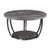 Coffee Table, Modern Round Coffee Table, 2 Tiers Wooden Circle Center Desk with Open Storage, Minim E415-JSKFZKFSSNTMG7VBA001V0