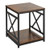 End Table, 2-Tier Square Side Table with Open Storage Shelves, Modern Nightstand Bedside Desk with  E415-TYBZFXTMKFS2TSD5G001V0