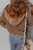 Chestnut Half Zipper Kangaroo Pocket Drawstring Corduroy Hoodie T543-8797489332466