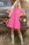 Rose Leopard Puff Sleeve Tie Front High Waist Mini Dress T543-8782372143346