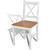 Dining Chairs 6 pcs White Pinewood A949-271497
