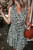 Green Boho Floral Print V Neck Tunic Sleeveless Dress T543-8784203186418