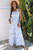 Sky Blue Floral Smocked Tied Straps A-Lined Tiered Maxi Dress T543-8779806933234