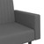 2-Seater Sofa Bed Dark Gray Velvet A949-375938
