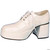 White platform shoes-size 8/9 N274-MR01HA54WPSM