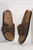 Coffee Buckle Decor Faux Suede Thick Sole Slippers T543-8779831410930
