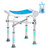 Shower Chair for Inside Shower, Adjustable Height Shower Stool with Crossbar Support, Shower Seat f E415-LYDFXLHJPEWFYGW6TV0