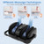 Foot and Calf Massager Heat 360 Adjustable Stand with Multiple Functions for Full Foot - Color: Bla D681-AreaJS10033US-DK