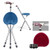 Lightweight Adjustable Folding Cane Seat with Light-Blue - Color: Silver D681-SP0590NY