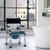 4-in-1 Folding Bedside Commode Chair with Detachable Bucket and Towel Holder B593-JH10008