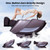 Full Body Zero Gravity Massage Recliner with Airbags and Foot Rollers-Brown B593-JL10042WL