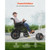 Electric Wheelchair for Adults, 265lbs Capacity, Foldable & Lightweight Motorized Wheelchair, 13-Mi E415-DDLYTG265LBSCF1J6001V1