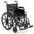 Lightweight Folding Wheelchair for Adults with Swing-Away Footrest and Desk Arm-Navy B593-JH10074