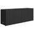 Garden Storage Cabinet Black 78.0x21.9x31.5" Poly Rattan A949-319870