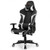 Reclining Swivel Massage Gaming Chair with Lumbar Support-White - Color: White D681-HW66185WH