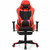 PU Leather Gaming Chair with USB Massage Lumbar Pillow and Footrest -Pink B593-HW66628