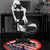 PU Leather Gaming Chair with USB Massage Lumbar Pillow and Footrest -Pink B593-HW66628