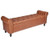 Button-Tufted Storage Ottoman Bench, Rolled Arm PU Leather Bench with Solid Wood Legs, Modern Shoe  E415-PZWSZYXTK617STHDO001V0