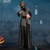 6ft Halloween Animatronics Standing Witch with Light Up Eyes and Magical Ball - Color: Black - Size D681-CM24705