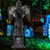 5.5ft Halloween Animatronic Decoration with Light Up Eyes and Shaking Wings - Color: Gray - Size: 5 D681-CM24706