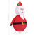Decorative Christmas Santa Claus Figure LED Luxury Fabric 2 ft A949-328497
