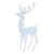 XXL Acrylic Christmas Reindeers 250 LED 2 pcs 70.9" Cold white A949-3154357