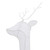 Christmas Reindeer Family 106.3"x2.8"x35.4" White Cold White Mesh A949-328506