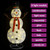Decorative Christmas Snowman Figure LED Luxury Fabric 6 ft A949-329762
