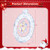 33 Inch Lighted Snowflake Wreath with Hanging Ring and Support Bracket B593-CM24765US