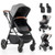 2-in-1 Convertible Baby Stroller with Car Seat Adapters-Gray - Color: Gray D681-BC10331US-GR