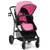 2-in-1 Foldable Pushchair Newborn Infant Baby Stroller-Pink - Color: Pink D681-BB5636PI