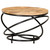 Coffee Table Black 23.6"x23.6"x15.7" Solid Rough Mango Wood A949-321935