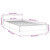 Bed Frame without Mattress Dark Gray Twin XL Fabric A949-347451