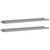 Picture Frame Ledge Shelves 2 pcs Gray 31.5"x3.5"x1.2" MDF A949-323936