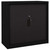Sliding Door Cabinet Black 35.4"x15.7"x35.4" Steel A949-336431