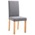 Dining Chairs 6 pcs Light Gray Fabric A949-277234