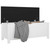Storage Box with Cushion High Gloss White 41.3"x15.7"x17.7 A949-3279332
