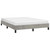 Bed Frame without Mattress Light Gray 59.8"x79.9" Queen Velvet A949-347009
