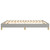 Box Spring Bed Frame Light Gray King Fabric (US Only) A949-3120658