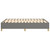 Box Spring Bed Frame Dark Gray Queen Fabric (US Only) A949-3121003