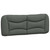 Headboard Cushion "Hvar" Dark Gray 53.9" Fabric A949-3207683