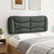 Headboard Cushion "Hvar" Dark Gray 53.9" Fabric A949-3207683
