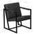 Armchair Gray Real Leather A949-247802