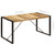 Dining Table 63"x31.5"x29.5" Solid Mango Wood A949-247417
